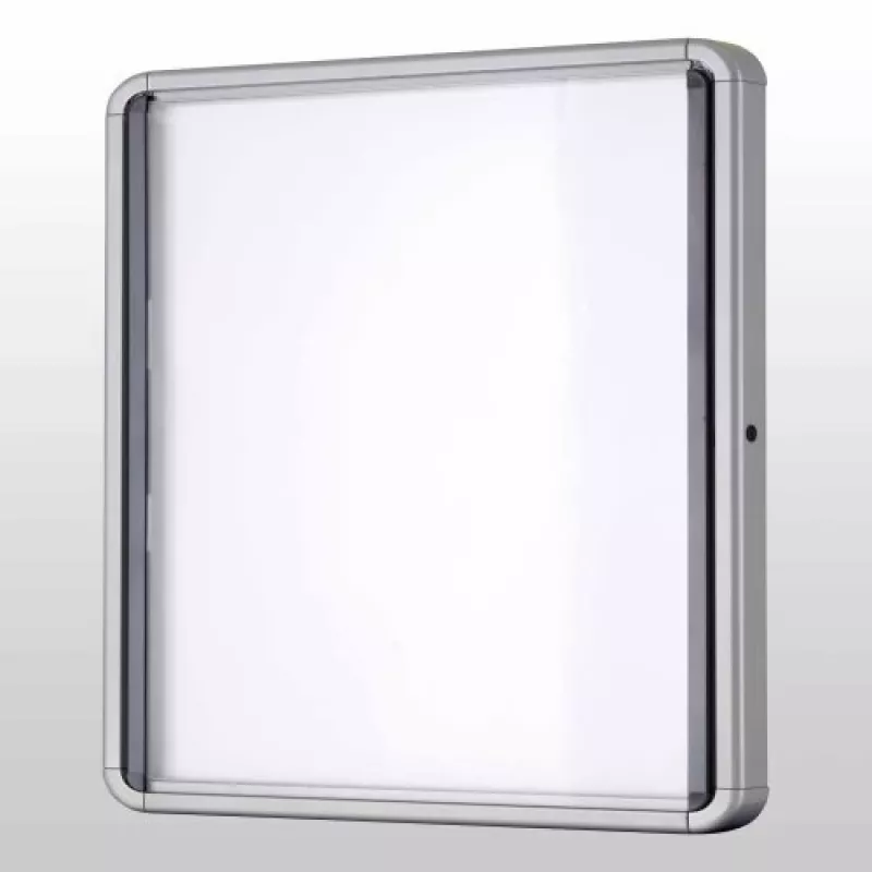 Nobo Premium Plus magnetyczna zamykana tablica informacyjna z drzwiczkami na zawiasach 8xA4