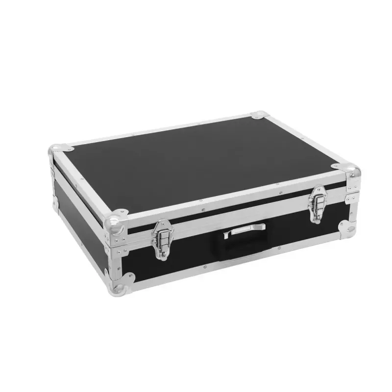 Twarda walizka Roadinger 30126217 ze sklejki Czarno-srebrna 6,3 kg