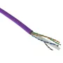 Kabel instalacyjny ACT Cat 6 F/UTP, lity, LSZH, CPR euroclass ECA, 24 AWG, fioletowy, 305 m
