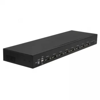 Konwerter/repeater/izolator szeregowy RealPower 284513 USB 2.0 RS-232 Czarny