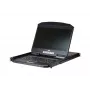 ATEN 16P Short Depth Single Rail LCD KVM SW, 47 cm (18.5 inch), 1366 x 768 pikseli, TFT-LCD, 250 cd/m², 1000:1, 170°