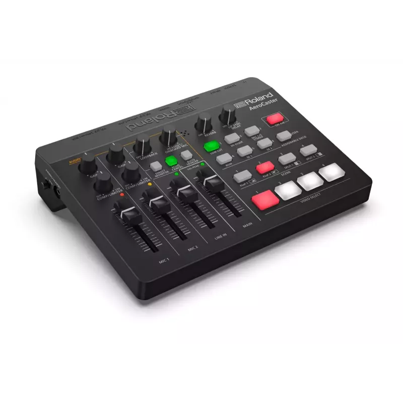 Interfejs audio Roland AeroCaster Czarny 24-bit 48 kHz Phantom Power 48 V