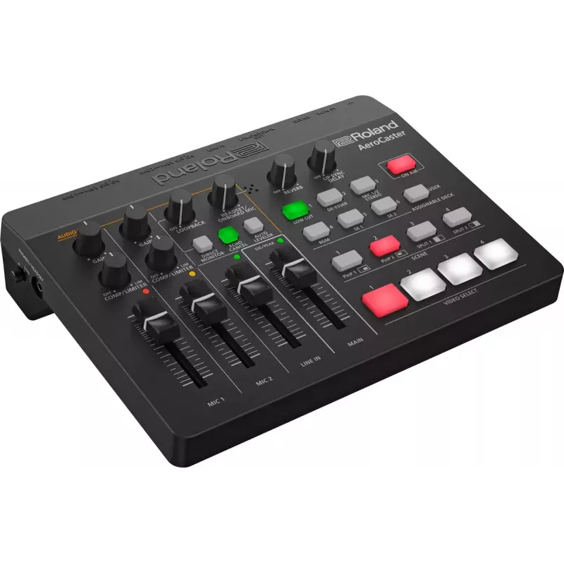 Interfejs audio Roland AeroCaster Czarny 24-bit 48 kHz Phantom Power 48 V