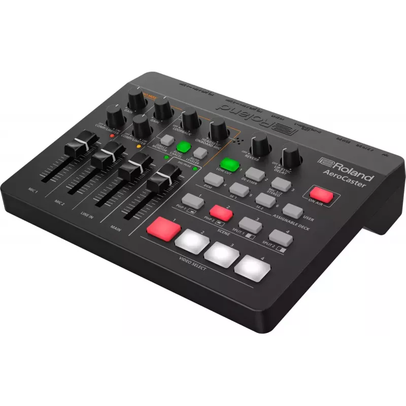Interfejs audio Roland AeroCaster Czarny 24-bit 48 kHz Phantom Power 48 V