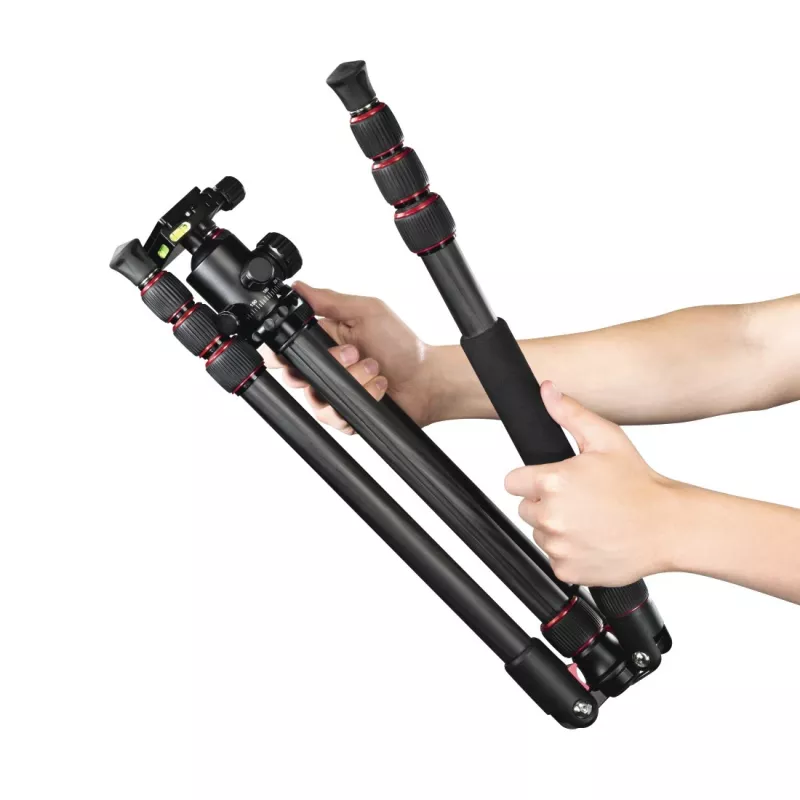 Statyw Hama Ramble II Duo Carbon Smartfon/Aparat cyfrowy 4 nogi 8 kg udźwig