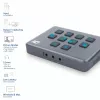 ACT Dual HDMI input USB-C Video Switcher 60Hz szary