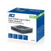 ACT Dual HDMI input USB-C Video Switcher 60Hz szary