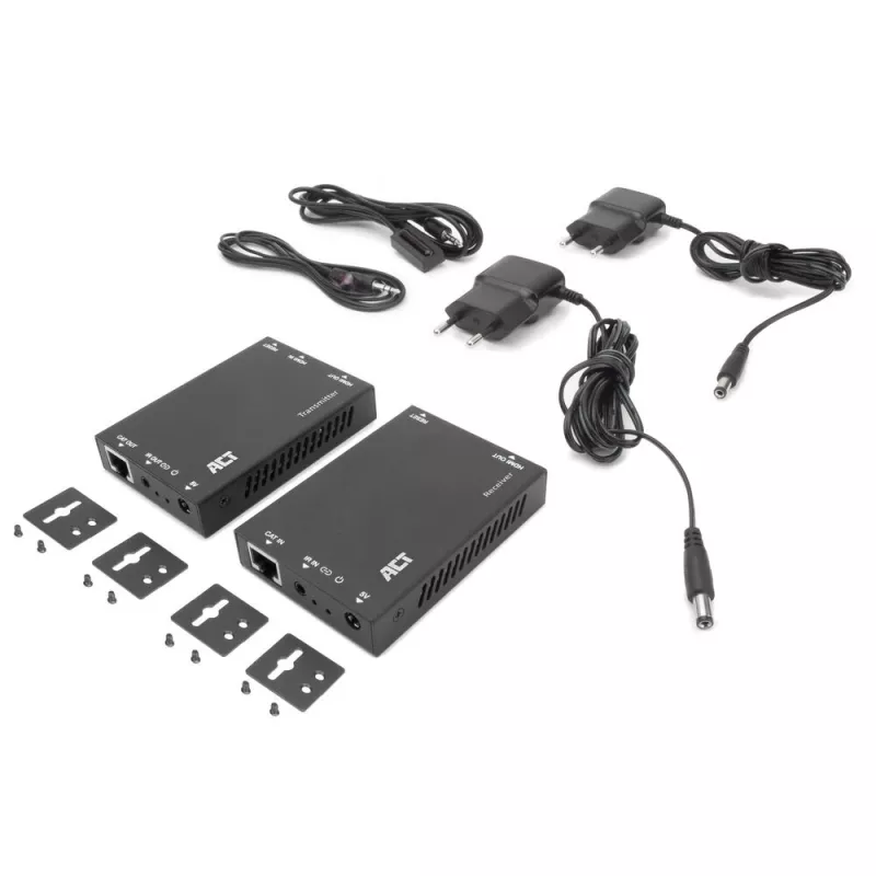 HDMI over CAT Extender Set ACT AC7852 — przedłużenie sygnału HDMI do 150 m przez CAT5e