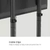 Mobilny wózek pod telewizor EQUIP 50–90 cali z półką perforowaną, VESA 200x200–600x400, 60 kg, czarny