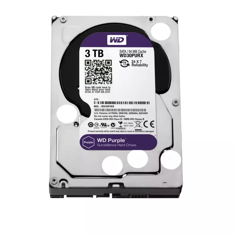 HDD Western Digital 3 TB 3,5 cala SATA WD30PURX