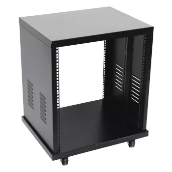 Wolnostojący stelaż Roadinger 30103170 12U Czarny udźwig 50 kg