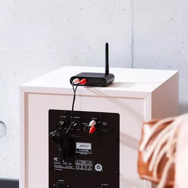 Marmitek Subwoofer Anywhere 640 - Bezprzewodowy nadajnik i odbiornik audio do subwoofera