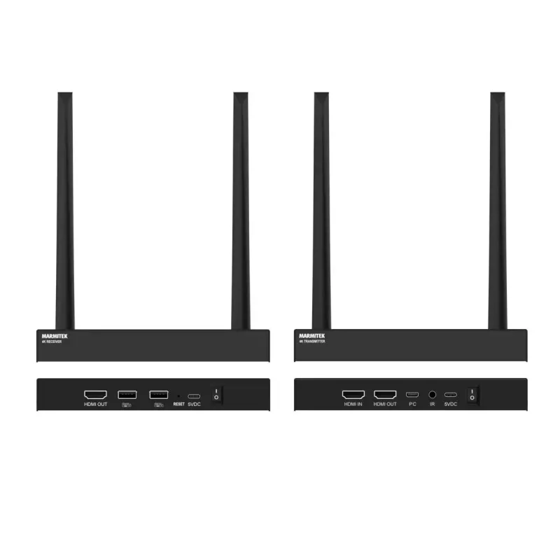 Bezprzewodowy nadajnik i odbiornik AV Marmitek TV Anywhere 4K Czarny