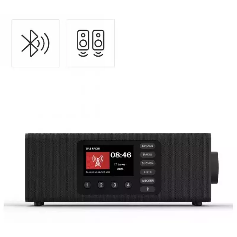 Radio osobiste Hama DR2002BT tuner cyfrowy DAB DAB+ FM 10W