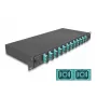 Obudowa splotu światłowodowego DeLOCK 67007 Czarna Metalowa 482x220x44mm
