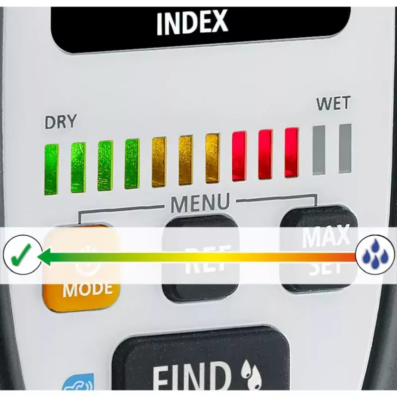 Laserliner MultiWet-Finder Plus Elektroniczny higrometr biały czarny Wyświetlacz cyfrowy