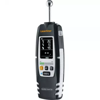 Laserliner MultiWet-Finder Plus Elektroniczny higrometr biały czarny Wyświetlacz cyfrowy