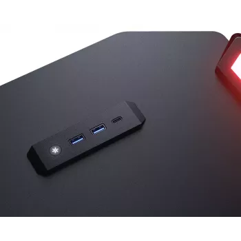 Biurko komputerowe COUGAR Gaming DEMIUS 120 Czarny MDF USB 3.2