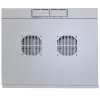 Intellinet 19-calowa szafa sieciowa - naścienna (dwuczęściowa, rozwierana na zawiasach), 6U, głębokość 450 mm, szara, w wersji Flatpack, maks. 30 kg, rozwierana w celu uzyskania dostępu do tyłu szafy po montażu na ścianie, Rack, głębokość użytkowa 235 mm, elementy do montażu naściennego nie są dołączone
