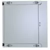 Intellinet 19-calowa szafa sieciowa - montaż na ścianie (podwójna sekcja z wahadłowym wysuwem), 12U, głębokość 600mm, szara, Flatpack, maks. 30kg, odchylana dla dostępu do tyłu szafy po zamontowaniu na ścianie, stojak, użyteczna głębokość 385mm, części do montażu ściennego nie są dołączone