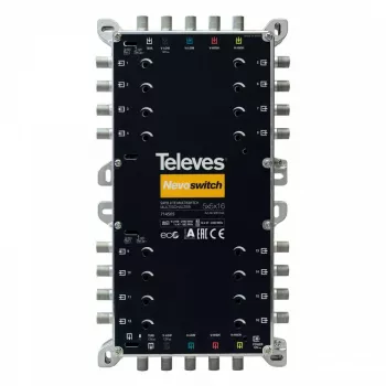 Multiswitch satelitarny Televes 714505 5 wejść 16 wyjść