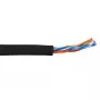 Kabel krosowy ACT CAT5E U/UTP linkowy czarny 305 m