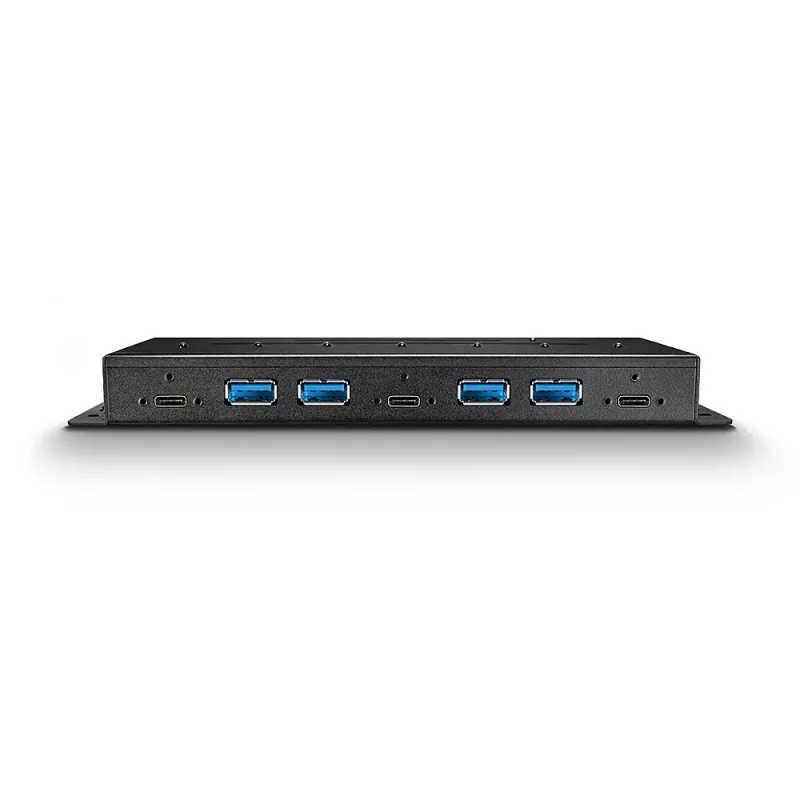 Lindy 7-portowy metalowy hub USB 3.2 Gen 2