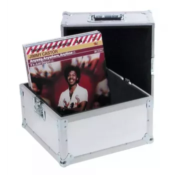 Twarda walizka Roadinger 30110025 na płyty winylowe ze sklejki i aluminium 375x375x440mm