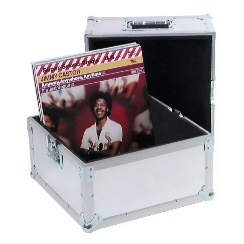 Twarda walizka Roadinger 30110025 na płyty winylowe ze sklejki i aluminium 375x375x440mm