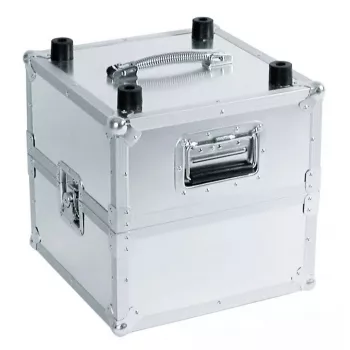 Twarda walizka Roadinger 30110025 na płyty winylowe ze sklejki i aluminium 375x375x440mm