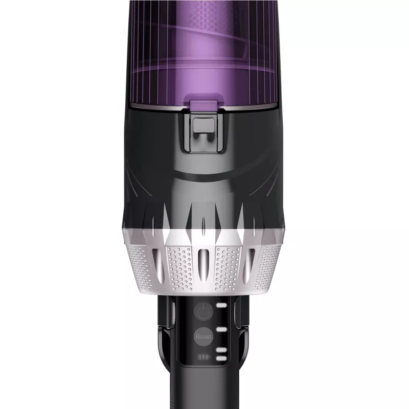 Rowenta RH1129 odkurzacz ręczno-pionowy 2-w-1, akumulatorowy, do czyszczenia na sucho, bezworkowy 0,4 L, 100 W, fioletowy, aluminiowy