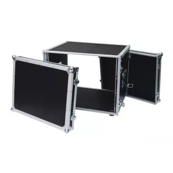 Flight case Roadinger 30107260 MDF czarny srebrny 9,7 kg