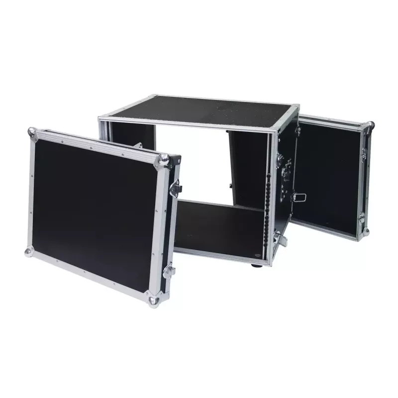 Flight case Roadinger 30107260 MDF czarny srebrny 9,7 kg