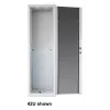 Intellinet 19-calowa szafa sieciowa - wolnostojąca (Basic), 42U, 600x800 mm (szerokość x głębokość), szara, płaska paczka, maks. 600 kg, zamek jednopunktowy, jeden zamek na panel boczny, głębokość użytkowa 123 do 573 mm, stojak, IP20, stal
