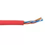 Patch kabel ACT CAT5E U/UTP Stranded czerwony 305 m