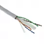 ACT Cat 6A U/UTP solidny kabel instalacyjny, PVC Eca 23AWG szary 305 metrów