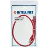 Intellinet Network kabel krosowy, Cat5e, 15 m, czerwony, CCA, SF/UTP, PVC, RJ45, pozłacane styki, bezzaczepowa, z osłoną wtyku, dożywotnia gwarancja