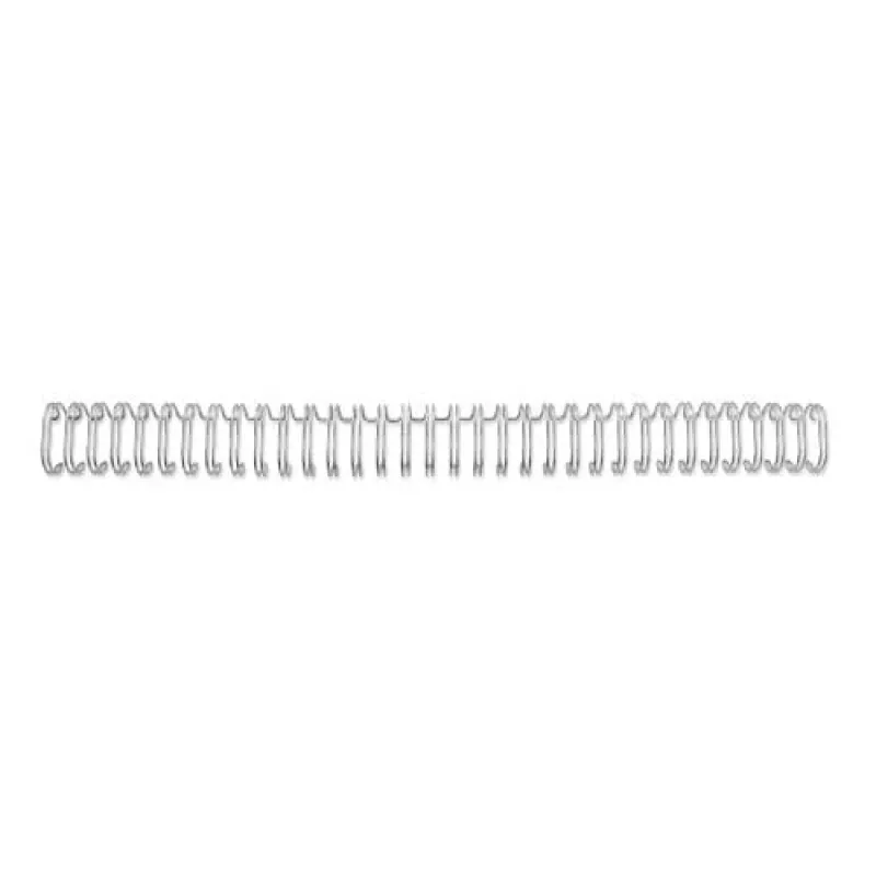 GBC Grzbiety druciane 3:1 NO5 8mm A4, srebrny, 3 arkusze, Metal, A4, 8 mm, 318 mm
