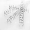 GBC Wire spines 3:1 NO8 12.5mm A4, Czarny, 3 sheets, Metal, A4, 1.25 cm, 280 mm