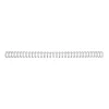 GBC Grzbiety druciane 3:1 NO8 12.5 mm A4, srebrny, 3 arkusze, metal, A4, 1.25 cm, 280 mm