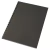 GBC Okładka do bindowania Leather Grain A3, A3, Karton, Czarny, 297 mm, 422 mm, 21 mm