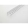 GBC WireBind Binding Wires 3:1 No3 5mm srebrny (100), Srebrny, 250 arkuszy, Metal, A4, 379 g, 320 mm