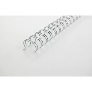 GBC WireBind Binding Wires 3:1 No3 5mm srebrny (100), Srebrny, 250 arkuszy, Metal, A4, 379 g, 320 mm