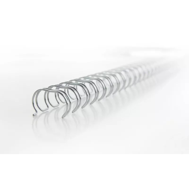 GBC WireBind Binding Wires 3:1 No3 5mm srebrny (100), Srebrny, 250 arkuszy, Metal, A4, 379 g, 320 mm