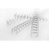 GBC WireBind Binding Wires 3:1 No3 5mm srebrny (100), Srebrny, 250 arkuszy, Metal, A4, 379 g, 320 mm