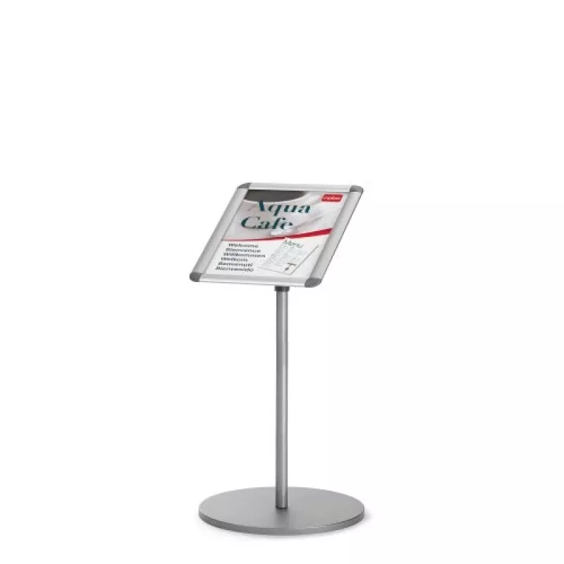 Nobo Essence Stojak ekspozycyjny A4, srebrny, aluminium, 340 mm, 1405 mm