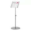 Nobo Essence Stojak ekspozycyjny A4, srebrny, aluminium, 340 mm, 1405 mm