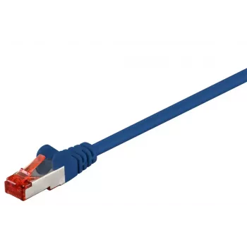 Kabel sieciowy Goobay 95643 Niebieski 25m Cat6 S/FTP