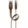 Kabel sieciowy Goobay 95896 3m Cat6 U/UTP Brązowy
