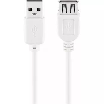 Przedłużacz USB 2.0 Hi-Speed Goobay 96198 1,8 m biały
